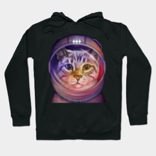 Astronaut Cat in space Hoodie